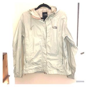 The North Face Fog (light blue/green) rain jacket